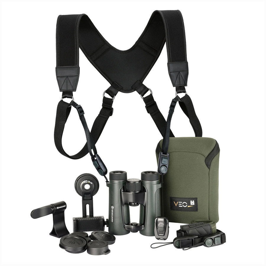 Κιάλια VEO HD IV 10X42 + Ιμάντας Veo Optic Guard + Σετ Digiscopie Pack Vanguard