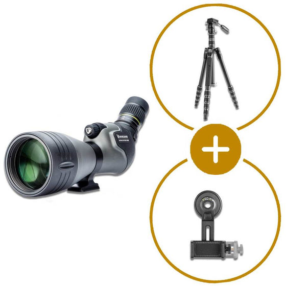 Πακέτο τηλεσκοπίου Vanguard Endeavor 82hd 20-60 x 80 + τρίποδο veo3 go 265hap + σετ digiscopie 