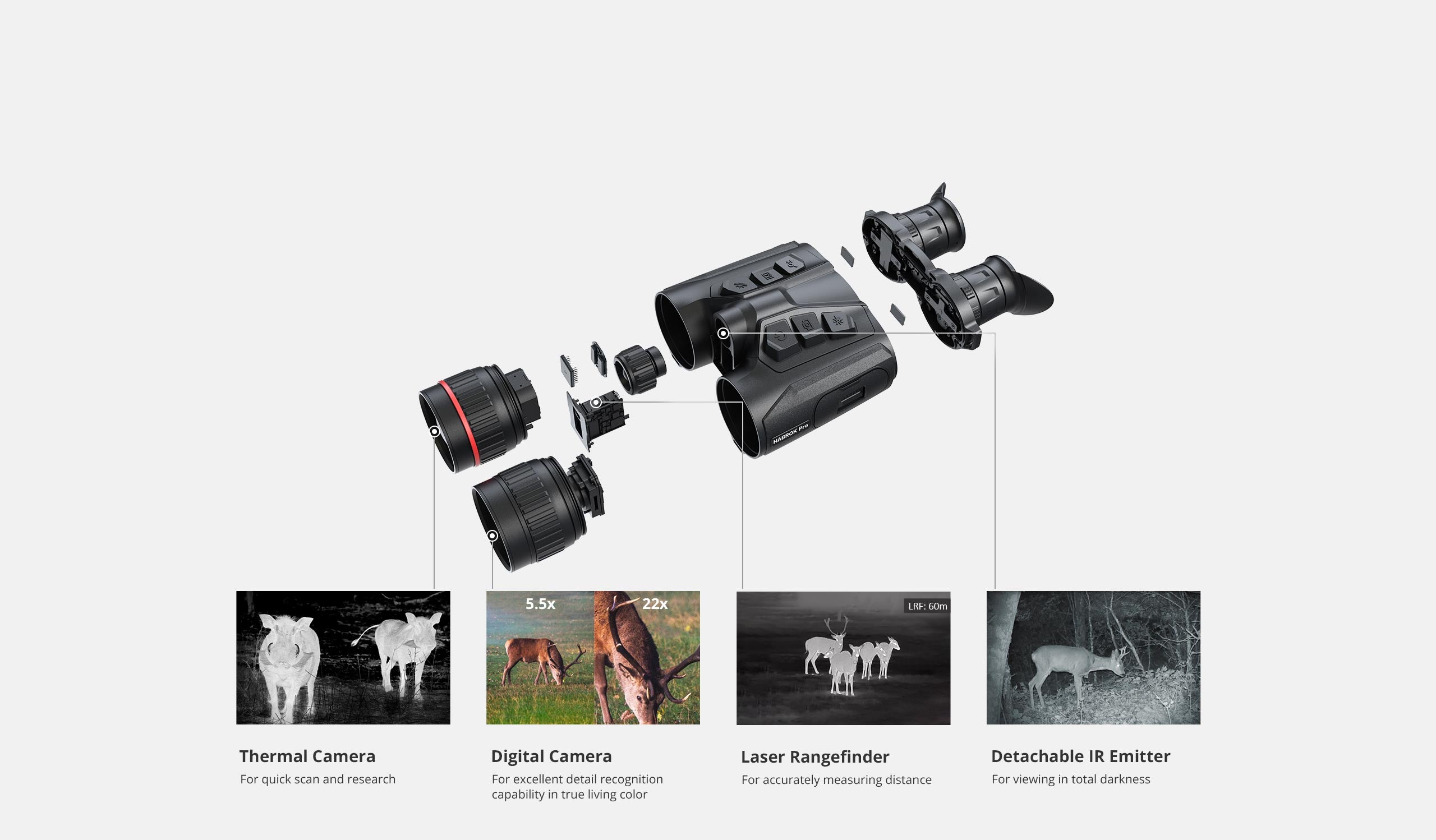 Κιάλια θερμικής όρασης HIKMICRO Habrok PRO HQ50LN 