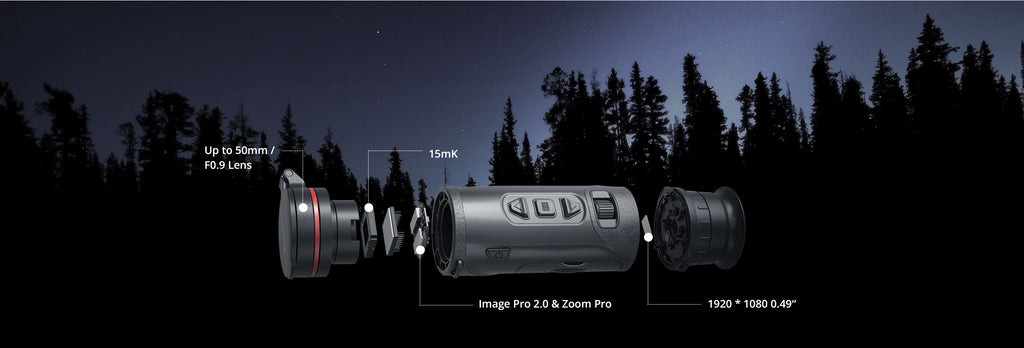 Θερμικό Μονοκιάλι Hikmicro Falcon 2 FQ50LV 2.0 με αποστασιόμετρο 