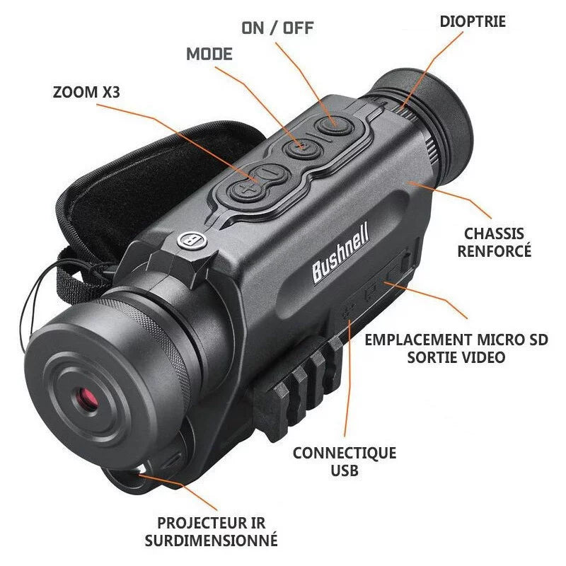 Μονοκιάλι νυχτερινής όρασης Bushnell Equinox X650 5X32 MM 
