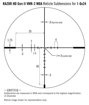 Τηλεσκοπικό σκοπευτικό Razor 1-6X24 HD VORTEX OPTICS 
