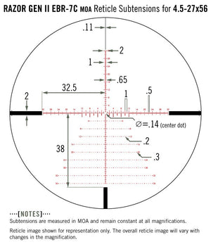 Τηλεσκόπιο Vortex Optics Razor 4.5-27x56 Gen II 