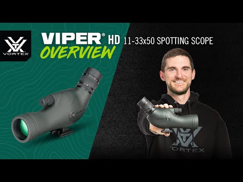 Τηλεσκόπιο παρατήρησης Vortex Viper HD 11-33x50 με λοξό προσοφθάλμιο 